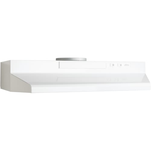 Broan F402411 24" 230 Max Blower CFM White Convertible Under-Cabinet Range Hood