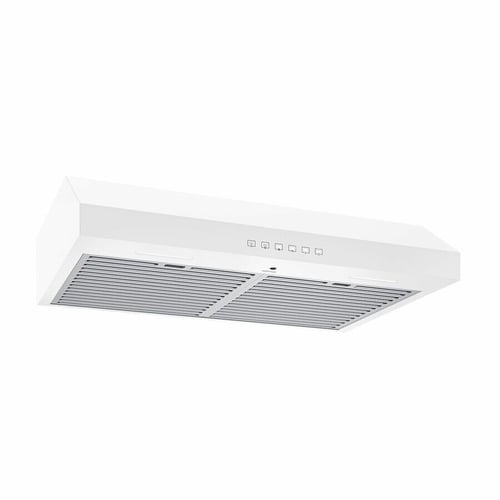 Broan GLA3304WW 30" 490 Max Blower CFM 1.0 Sones White Under-Cabinet Range Hood