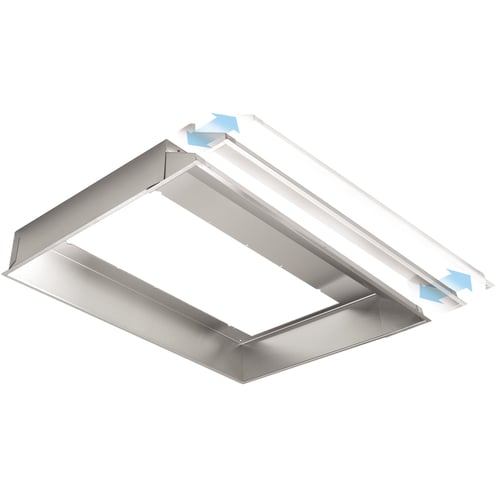 Broan RML4560S 60" Brushed Stainless Steel Custom Hood Liner for RMIP45 Insert