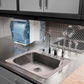 Cahaba CAHCA113SB33 33" 4-Hole Prepunch Standard Radius Single Bowl Stainless Steel Drop-In Kitchen Sink