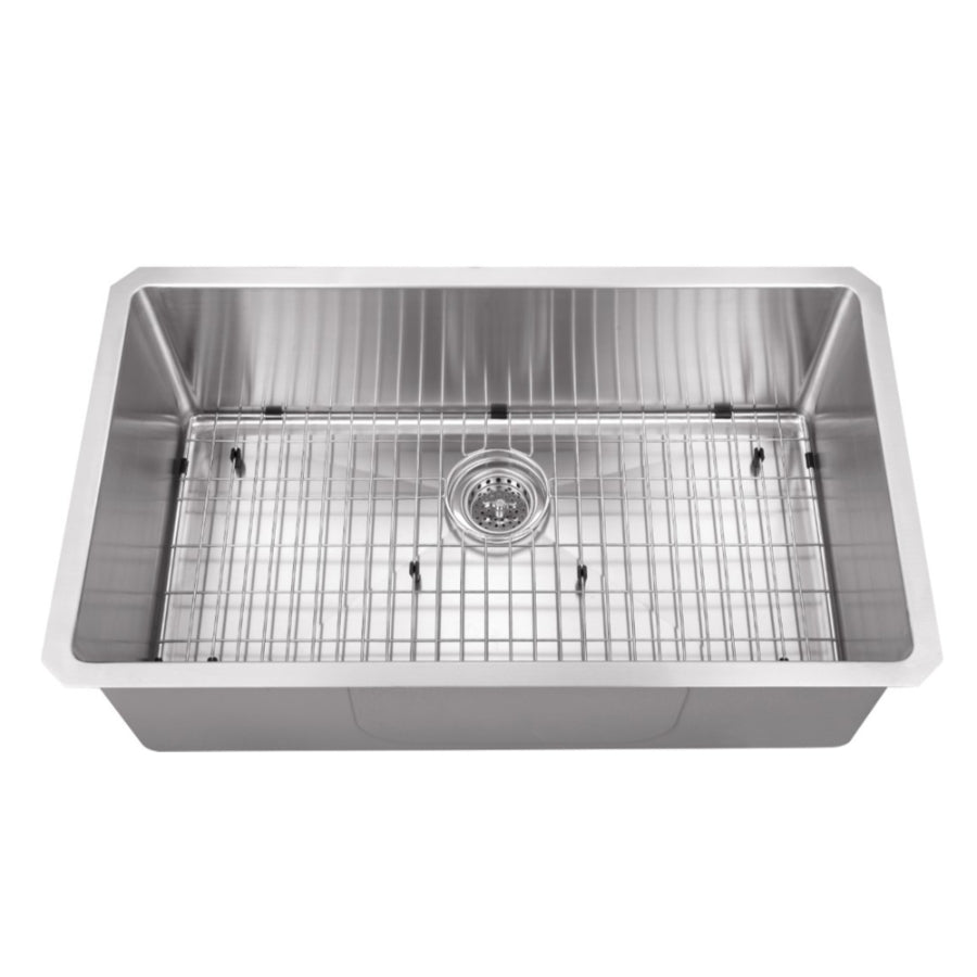 Cahaba CAHCA221SB32 32" x 19" Stainless Steel Micro Radius Single Bowl Kitchen Sink
