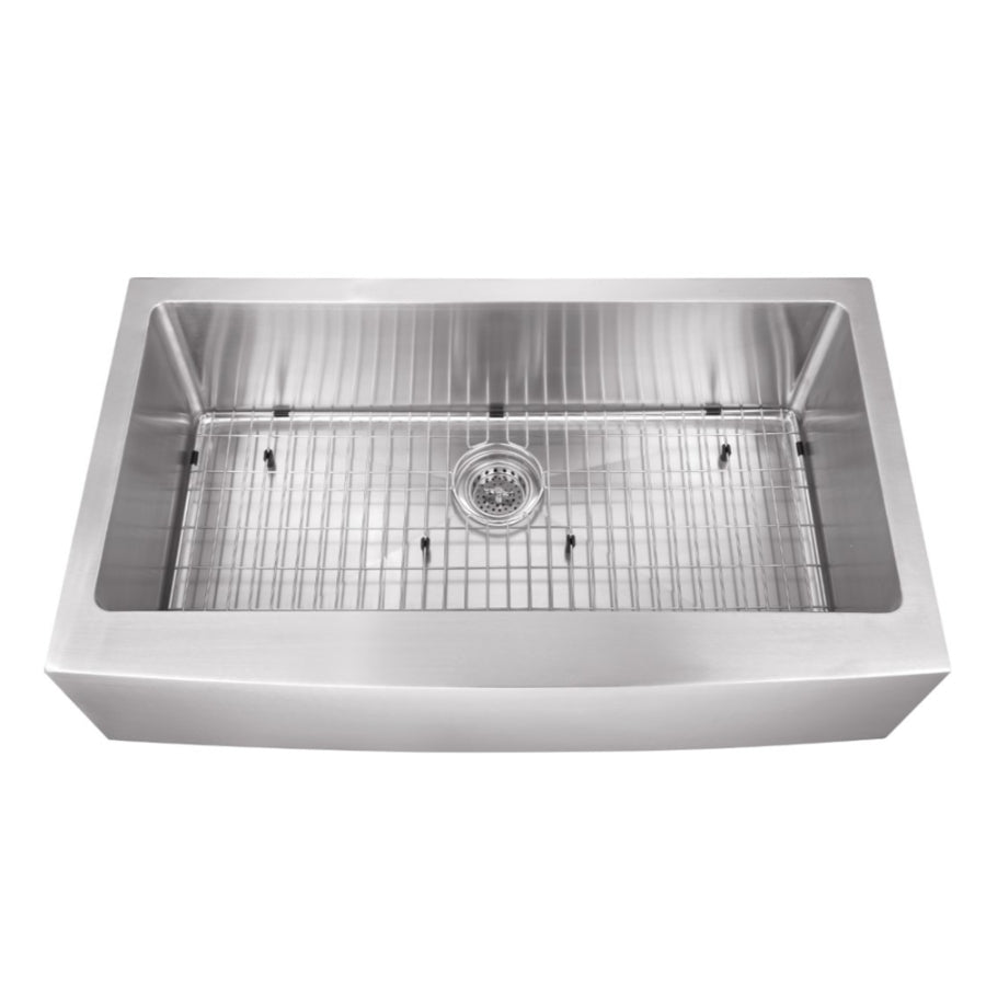 Cahaba CAHCA231SB32 33" Stainless Steel Micro Radius Single Bowl Apron Front Kitchen Sink