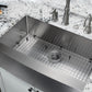 Cahaba CAHCA231SB32 33" Stainless Steel Micro Radius Single Bowl Apron Front Kitchen Sink
