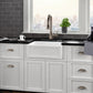 Cahaba CAHCAFC2418SB 24" Single Bowl Reversible Apron Front Fireclay Kitchen Sink