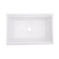 Cahaba CAHCAFC30SBKW 30" Single Bowl Reversible Apron Front Fireclay Workstation Kitchen Sink