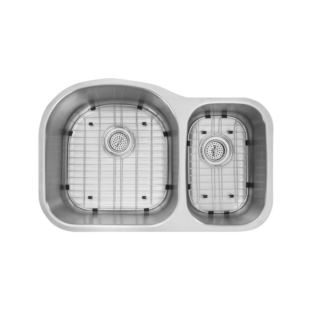 Cahaba CAHCASS18UM3270 32" x 21" Stainless Steel Eurostyle Double Bowl Kitchen Sink