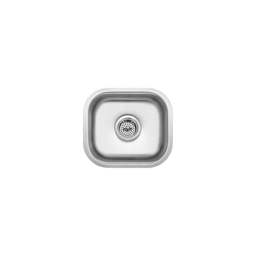Cahaba 12" x 15" Stainless Steel Standard Radius Single Bowl Bar Sink