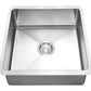 Cahaba 16" Stainless Steel Micro Radius Single Bowl Square Bar Sink