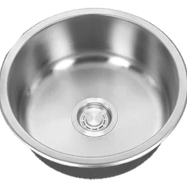 Cahaba 16" Stainless Steel Round Single Bowl Bar Sink