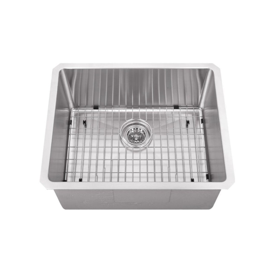 Cahaba CAHCA221SB23 23" Stainless Steel Micro Radius Single Bowl Bar and Prep Sink