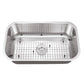 Cahaba CAHCASS16UM30SB-2 29" x 18" Stainless Steel Standard Radius Single Bowl 16 Gauge Kitchen Sink