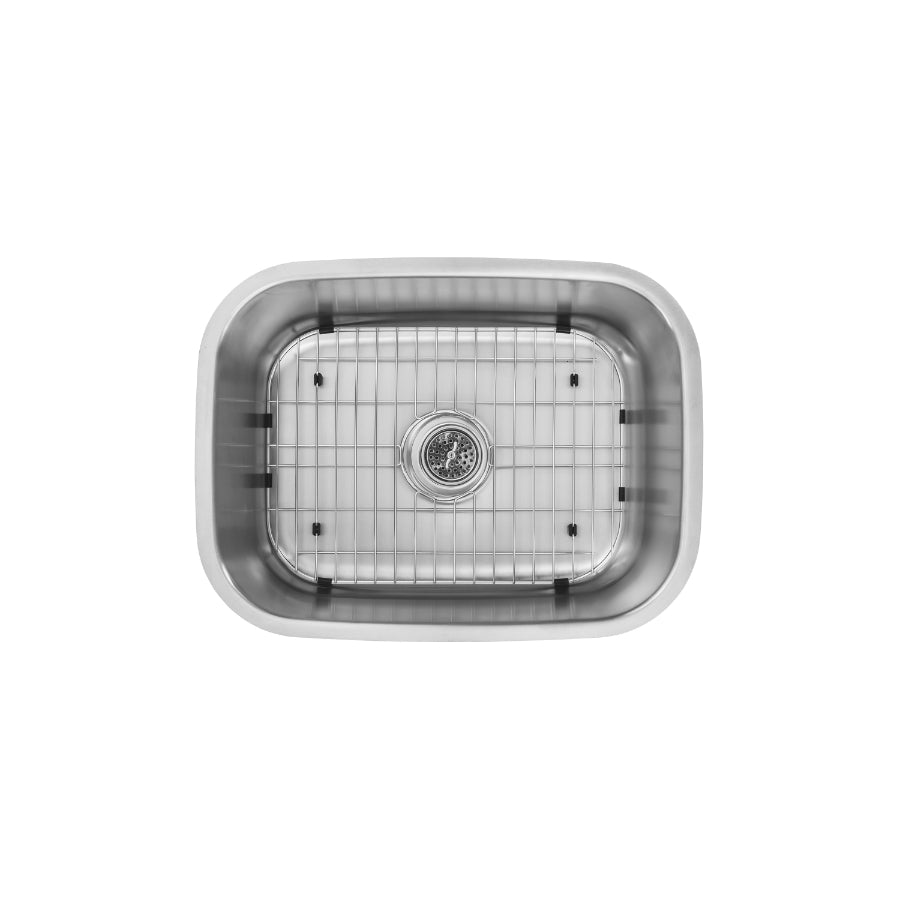 Cahaba CAHCASS18UM23SB 23" Stainless Steel Standard Radius Single Bowl Kitchen Sink
