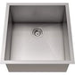 Cantrio Koncepts 19” x 20” Rectangle Undermount Stainless Steel Single Sink With Strainer Drain