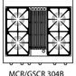 Capital Precision Series GSCR304B 30" 4 Sealed Burners Stainless Steel Freestanding Natural Gas Range With 9" BBQ Grill and 4.1 Cu.Ft. Self-Clean Oven