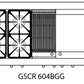 Capital Precision Series GSCR604BG 60" 4 Sealed Burners Black Freestanding Natural Gas Range With 8 Cu.Ft. Self-Clean Double Oven, 12" BBQ Grill and 24" Griddle