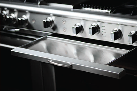 Capital Precision Series GSCR606G 60" 6 Sealed Burners Flame Red Freestanding Natural Gas Range With 8 Cu.Ft. Self-Clean Double Oven, 24" Griddle and Red Knobs