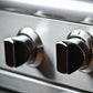 Capital Precision Series MCR486B 48" 6 Sealed Burners Black Freestanding Propane Gas Range With 12" BBQ Grill and 7.6 Cu.Ft. Manual Clean Double Oven
