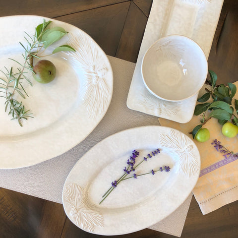 Carmel Ceramica 1 Piece Foresta Oval Platter