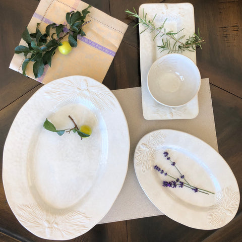 Carmel Ceramica 1 Piece Foresta Oval Platter