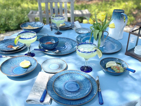 Carmel Ceramica 10.75” Stillwater Dinner Plate - 4 pieces
