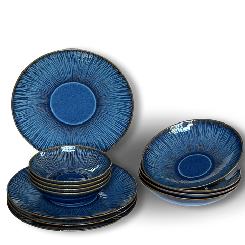 Carmel Ceramica 10.75” Stillwater Dinner Plate - 4 pieces