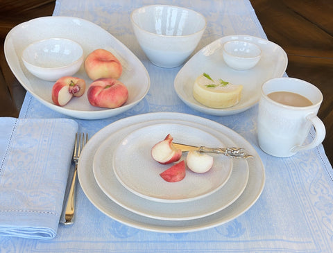 Carmel Ceramica 4 Pieces Lily Valley Dinner Plate