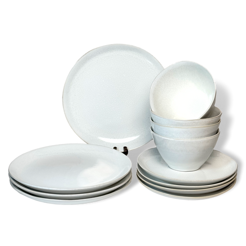 Carmel Ceramica 4 Pieces Lily Valley Dinner Plate