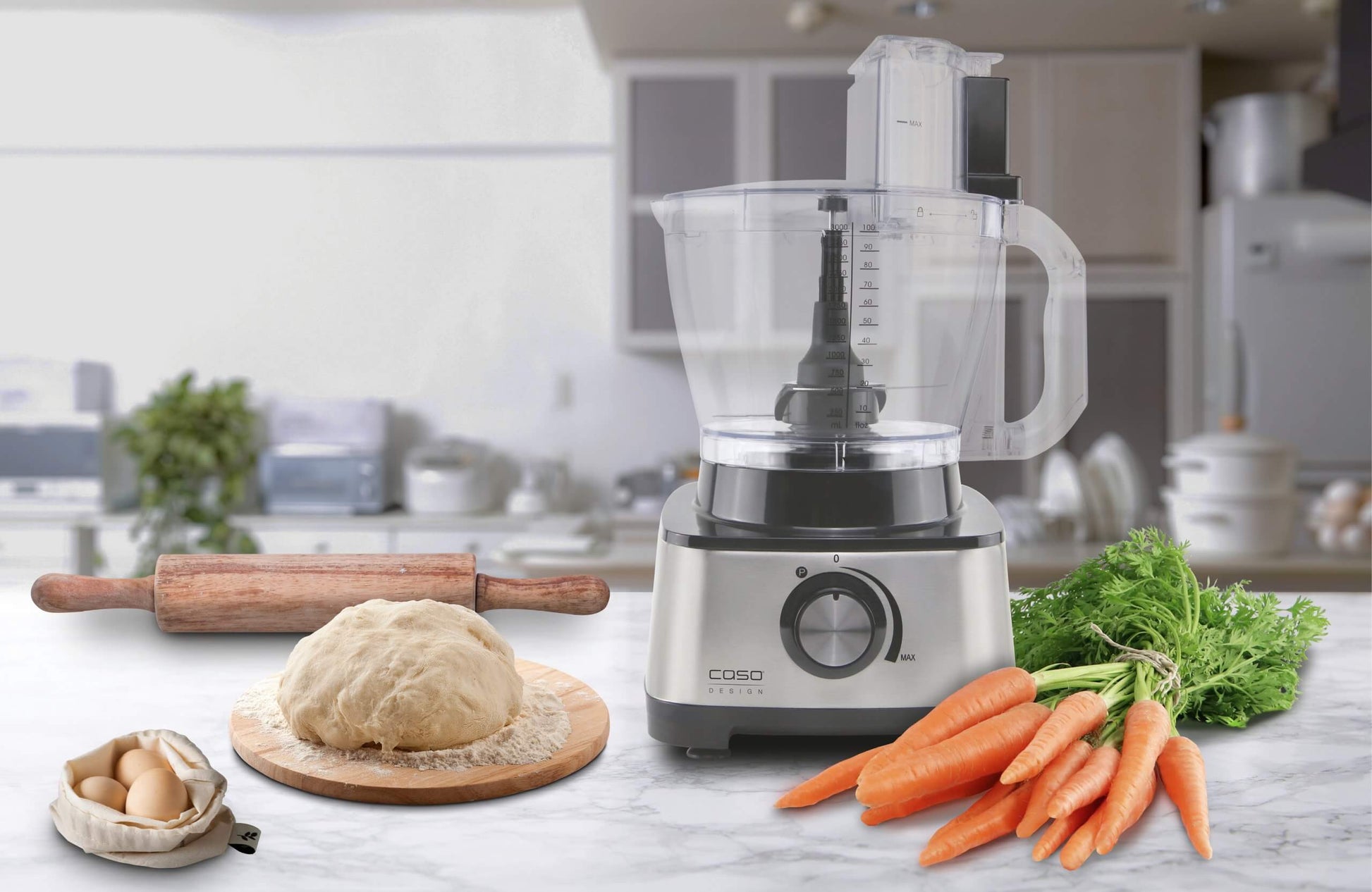 Caso 600 Watts 13-Cup Deluxe Food Processor