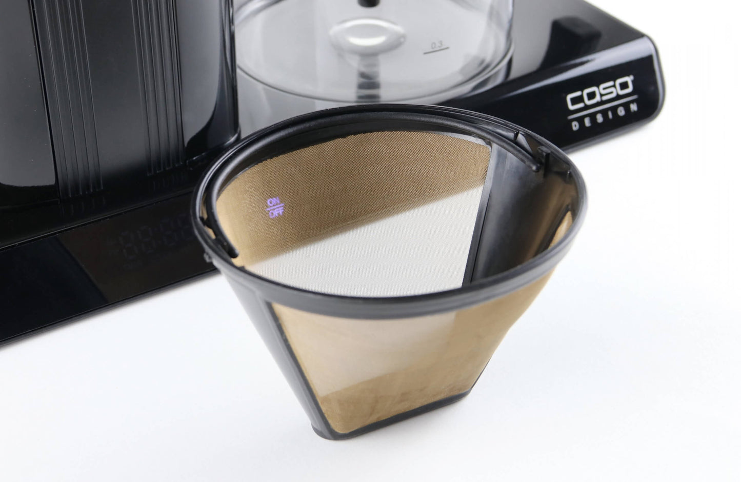 Caso Gourmet Gold Cup Quick Brew Function With White LCD Display