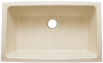 Ceco Del Rey 33" Biscuit Cast Iron Sink by Chemcore Industries