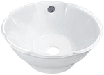 Continental BLOOM 18" Bisque Ceramic Vanity Vessel Sink by Chemcore Industries