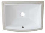 Continental BOWE 19" White Ceramic Kitchen Sink by Chemcore Industries