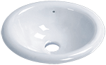 Continental DERBY 17" Bisque Ceramic Kitchen Sink by Chemcore Industries