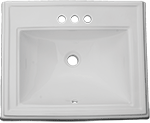 Continental DUGOUT 22" White Ceramic Kitchen Sink by Chemcore Industries