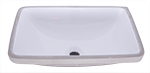 Continental FLUME 21" White Ceramic Kitchen Sink by Chemcore Industries