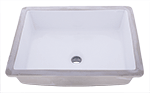 Continental FRAME 20" Bisque Ceramic Kitchen Sink by Chemcore Industries