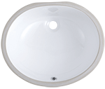 Continental LOTUS 20" Bisque Ceramic Kitchen Sink by Chemcore Industries