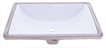 Continental SCOOP 20" White Ceramic Kitchen Sink by Chemcore Industries