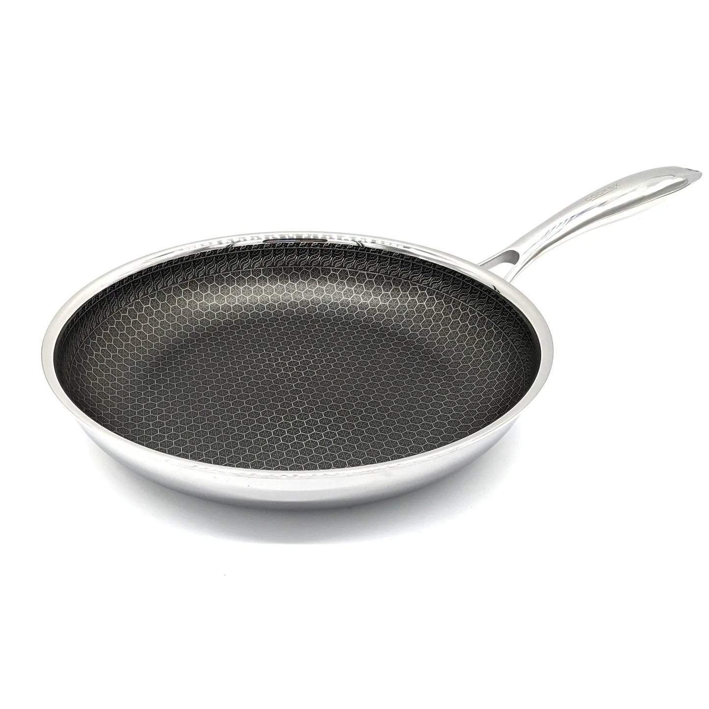 Cooksy Hexagon 11" Stainless Nonstick Hybrid Fry Pan