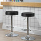 Costway 1 PC Black Round Bar Stool Adjustable Swivel Pub Chair