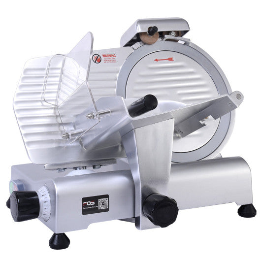 Costway 10" Blade Commercial Meat Slicer Deli Meat Cheese Food Slicer Industrial Quality