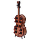 Costway 10 Bottles Violin Cello Wood Wine Rack