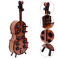 Costway 10 Bottles Violin Cello Wood Wine Rack