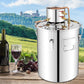 Costway 10 Gal 40 L Water Alcohol Distiller with 2 Stainless Steel Pots