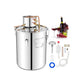 Costway 10 Gal 40 L Water Alcohol Distiller with 2 Stainless Steel Pots