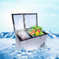 Costway 105-Quart Portable Electric Compressor Camping Cooler Refrigerator