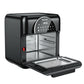Costway 10.6 QT 8-in-1 Air Fryer Digital Toaster Oven Rotisserie with Accessories