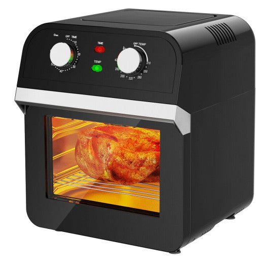 Costway 12.7 QT 1600W Electric Rotisserie Dehydrator Convection Air Fryer Toaster Oven