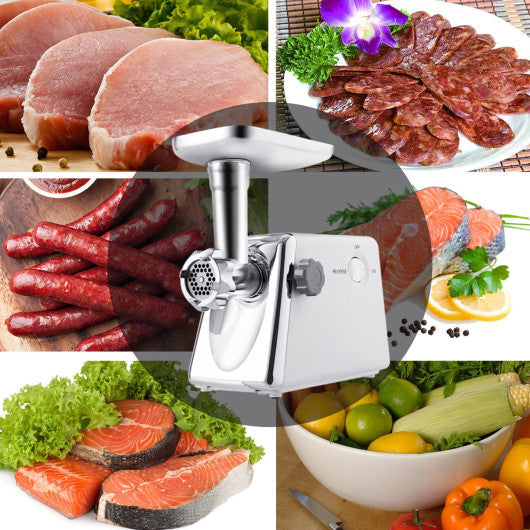 Costway 1300W Electric Steel Industrial Meat Grinder