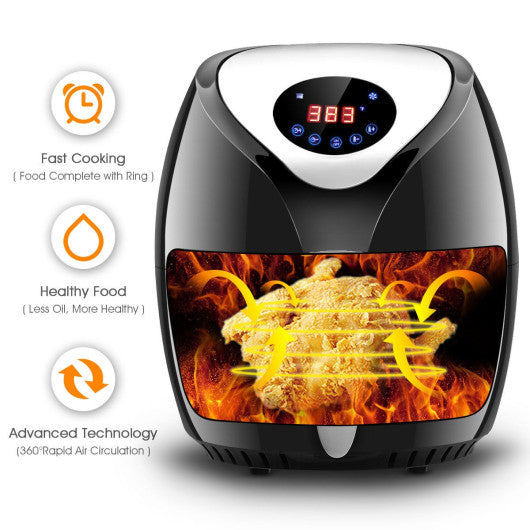 Costway 1400 W Electric Air Fryer with Digital Touch Screen